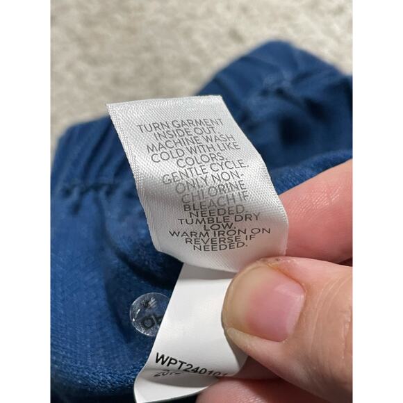 NWT J.Jill Women's Size XS Elastic Waist Lyocell Pants Shorewash Blue MSRP $89 - Picture 11 of 12